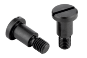 Shoulder screws with slotted flat head  DIN 923