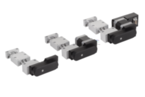 Positioning stages long with lateral electric drive