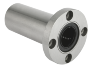 Linear ball bearings  with round flange, double bearing