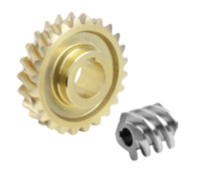 Worm gears, right-hand centre distance 63 mm