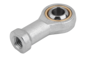 Rod ends with plain bearing, internal thread, steel, DIN ISO 12240-1 maintenance-free