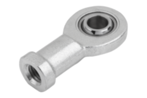 Rod ends with plain bearing internal thread, narrow head, DIN ISO 12240-1 maintenance-free