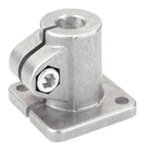 Tube clamps base, aluminium