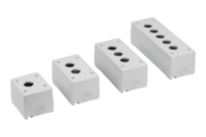 Housing for control and signaling devices installation opening Ø 22.3 mm Housing for control and signaling devices installation opening Ø 22.3 mm