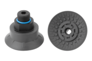 Lapos szívókorongok, kerek integrált csatlakozóval  Lapos szívókorongok, kerek integrált csatlakozóval