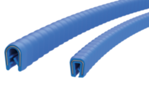 Élvédő profilok, szilikon, integrált nemesacél szorítószalaggal FDA-konform Élvédő profilok, szilikon, integrált nemesacél szorítószalaggal FDA-konform