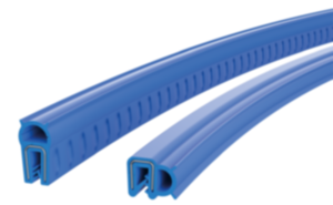 Élvédő tömítőprofilok, szilikon, integrált nemesacél szorítószalaggal FDA-konform Élvédő tömítőprofilok, szilikon, integrált nemesacél szorítószalaggal FDA-konform