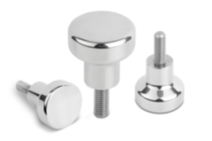 Gomba alakú fogantyúk külső menettel, magas szárral Freudenberg Process Seals Hygienic USIT® tömítőalátéthez Gomba alakú fogantyúk külső menettel, magas szárral Freudenberg Process Seals Hygienic USIT® tömítőalátéthez
